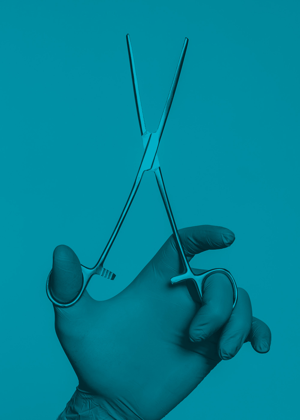 Aço inoxidável <br>instrumentos cirúrgicos blue image