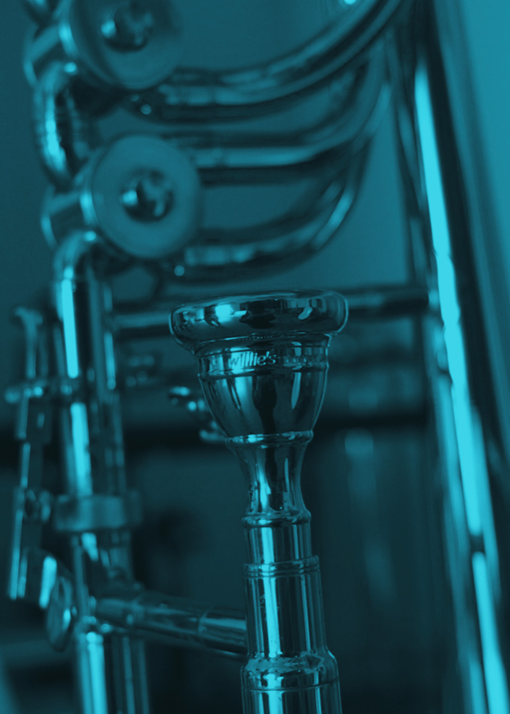 Brass instrument <br>surface finishing blue image